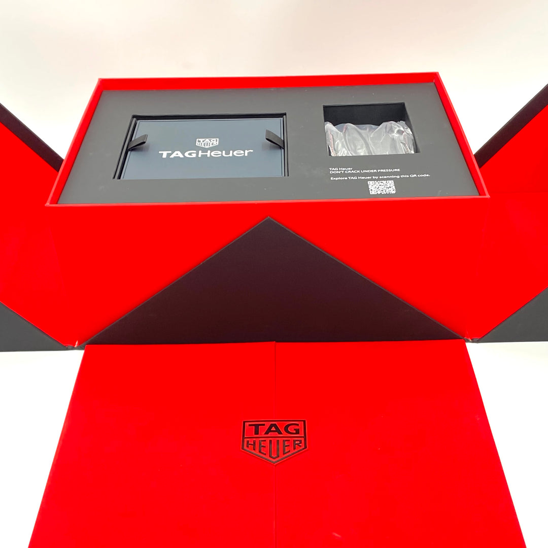 v223 TAG Heuer CARRERA Calibre 16 Chronograph Day Date CBN2A1AA Wrist Watch +Box