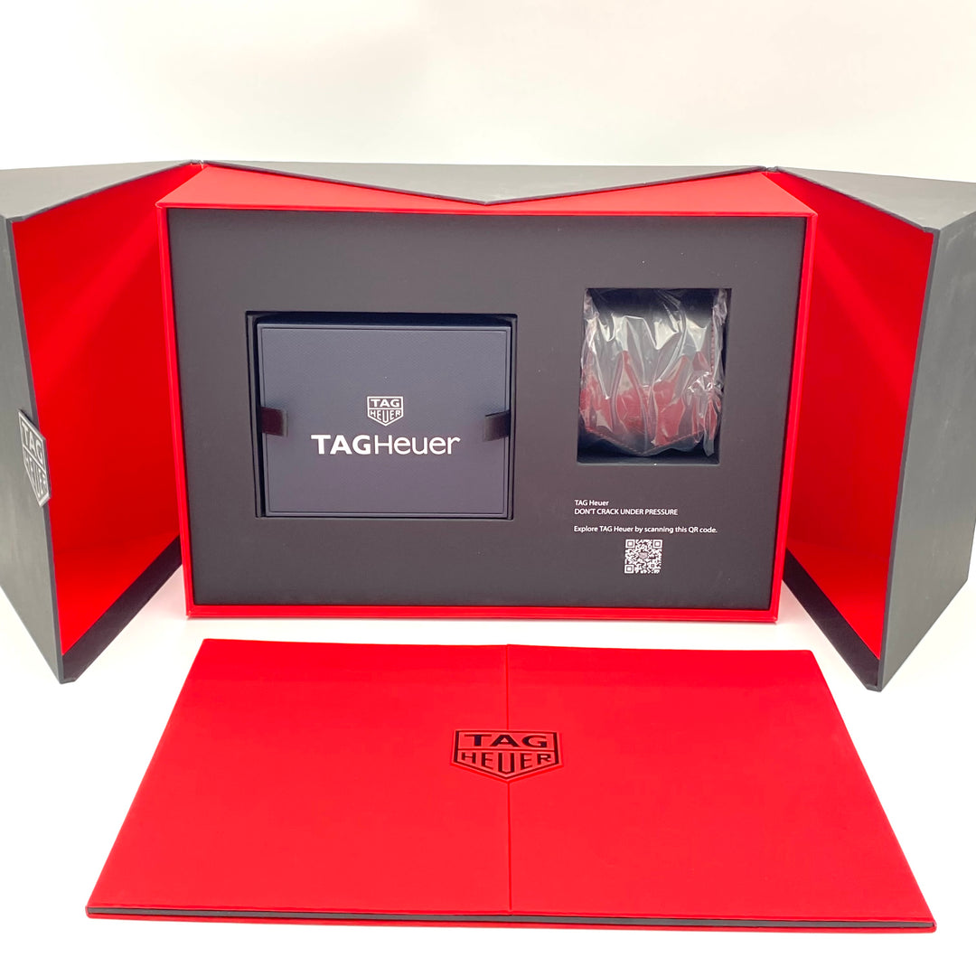 v223 TAG Heuer CARRERA Calibre 16 Chronograph Day Date CBN2A1AA Wrist Watch +Box