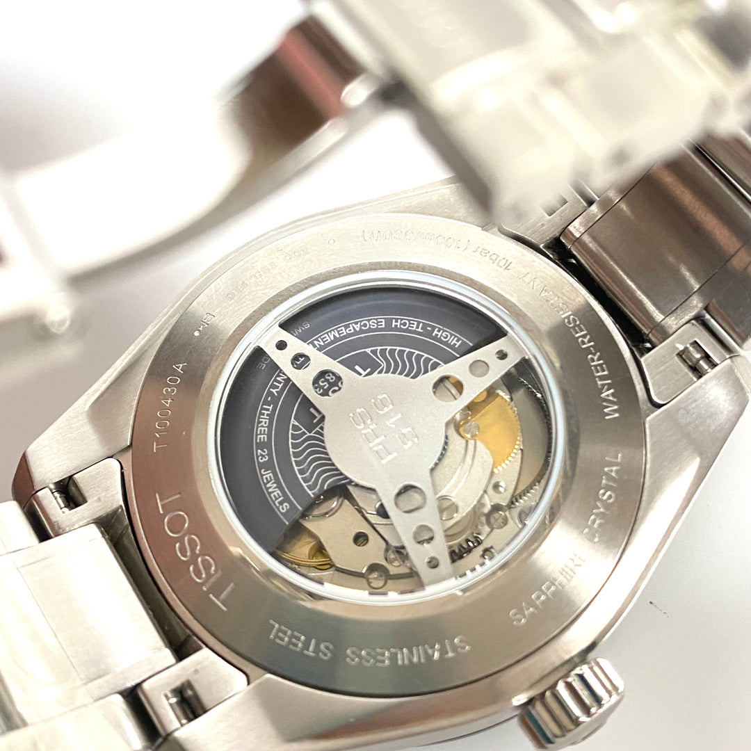 v236 Men's Swiss Automatic T-Sport PRS 516 Powermatic 80 Stainless Steel Bracelet Watch 42mm