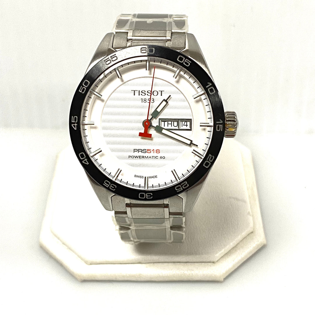 v236 Men's Swiss Automatic T-Sport PRS 516 Powermatic 80 Stainless Steel Bracelet Watch 42mm