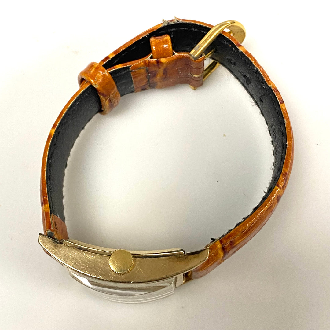 v238 Vintage Gruen Curvex Precision 10k Gold Filled Case Switzerland 17J Mechanical Wrist Watch