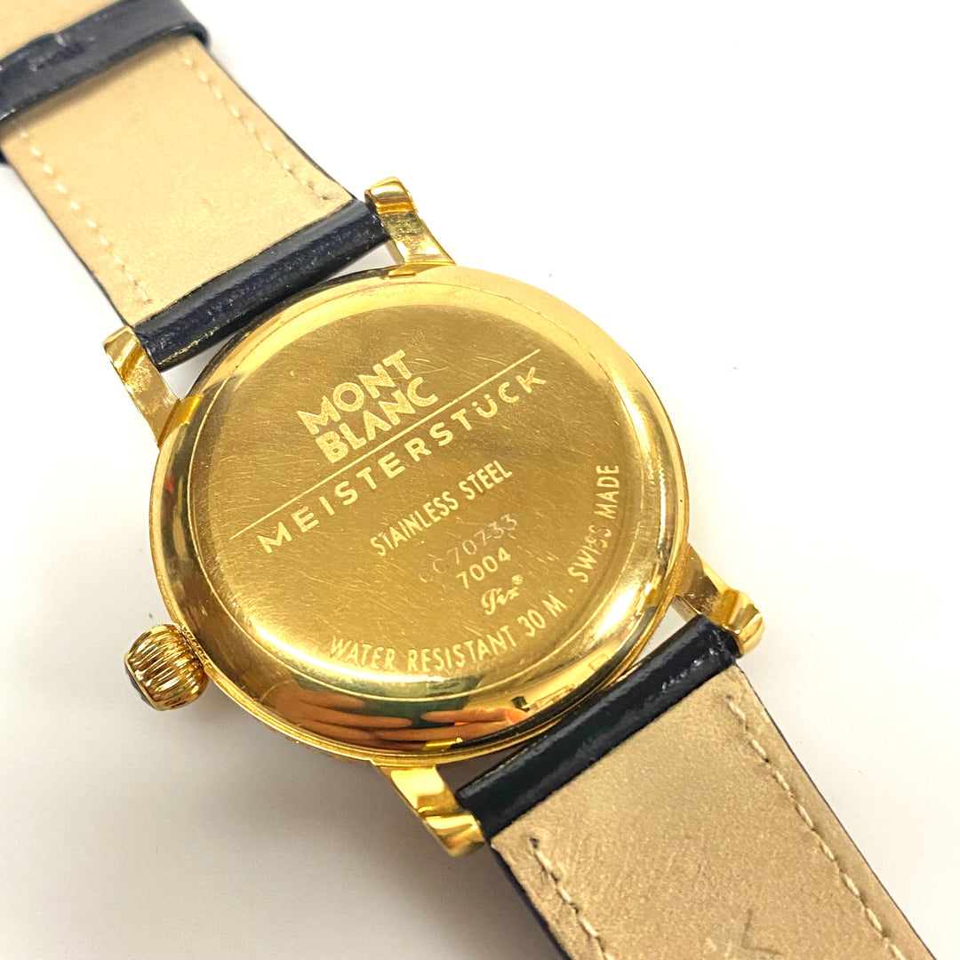 v251 Vintage Montblanc Automatic Swiss Stainless Steel WR 7004 Men's Wrist Watch