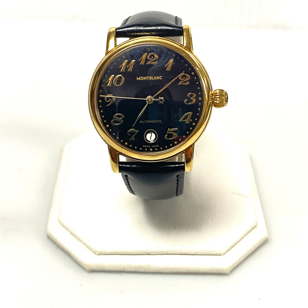 v251 Vintage Montblanc Automatic Swiss Stainless Steel WR 7004 Men's Wrist Watch