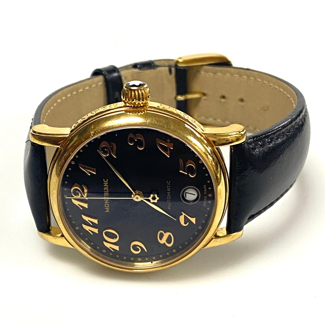 v251 Vintage Montblanc Automatic Swiss Stainless Steel WR 7004 Men's Wrist Watch