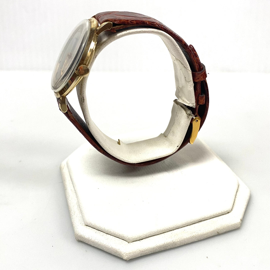 v257 Vintage Tiffany & Co 14k Yellow Gold Swiss Made Men's Wrist Watch 1960's