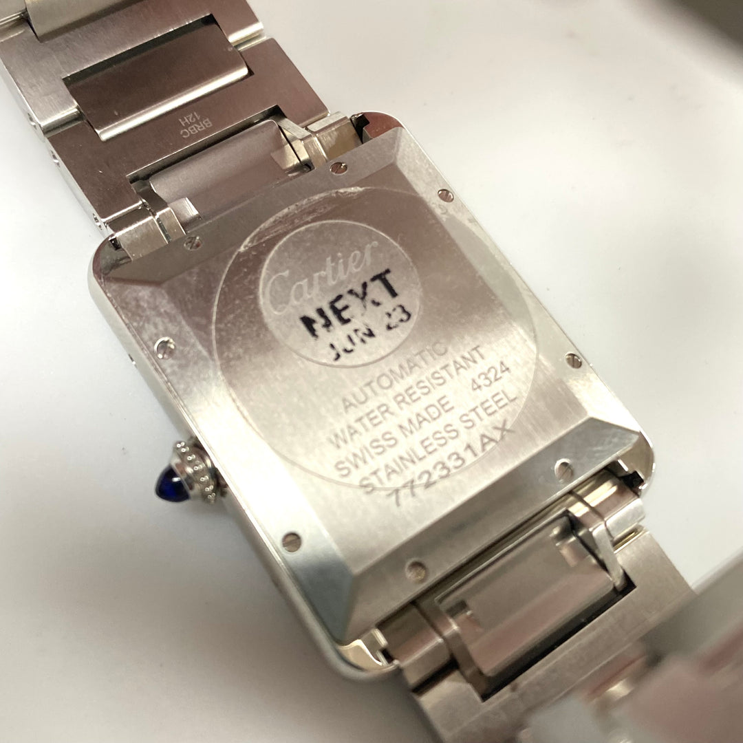 v261 Men's Wrist Watch Cartier Tank Solo Automatic Water resistant stainless