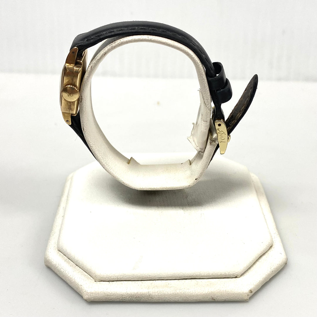 v263 Wrist Watch Vintage Rolex Precision 9kt Yellow Gold Geneva Swiss Made