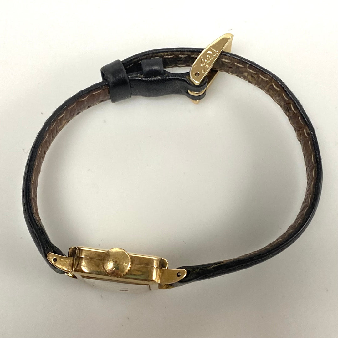 v263 Wrist Watch Vintage Rolex Precision 9kt Yellow Gold Geneva Swiss Made