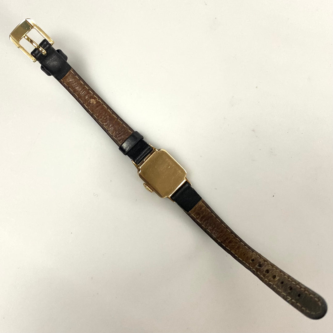 v263 Wrist Watch Vintage Rolex Precision 9kt Yellow Gold Geneva Swiss Made