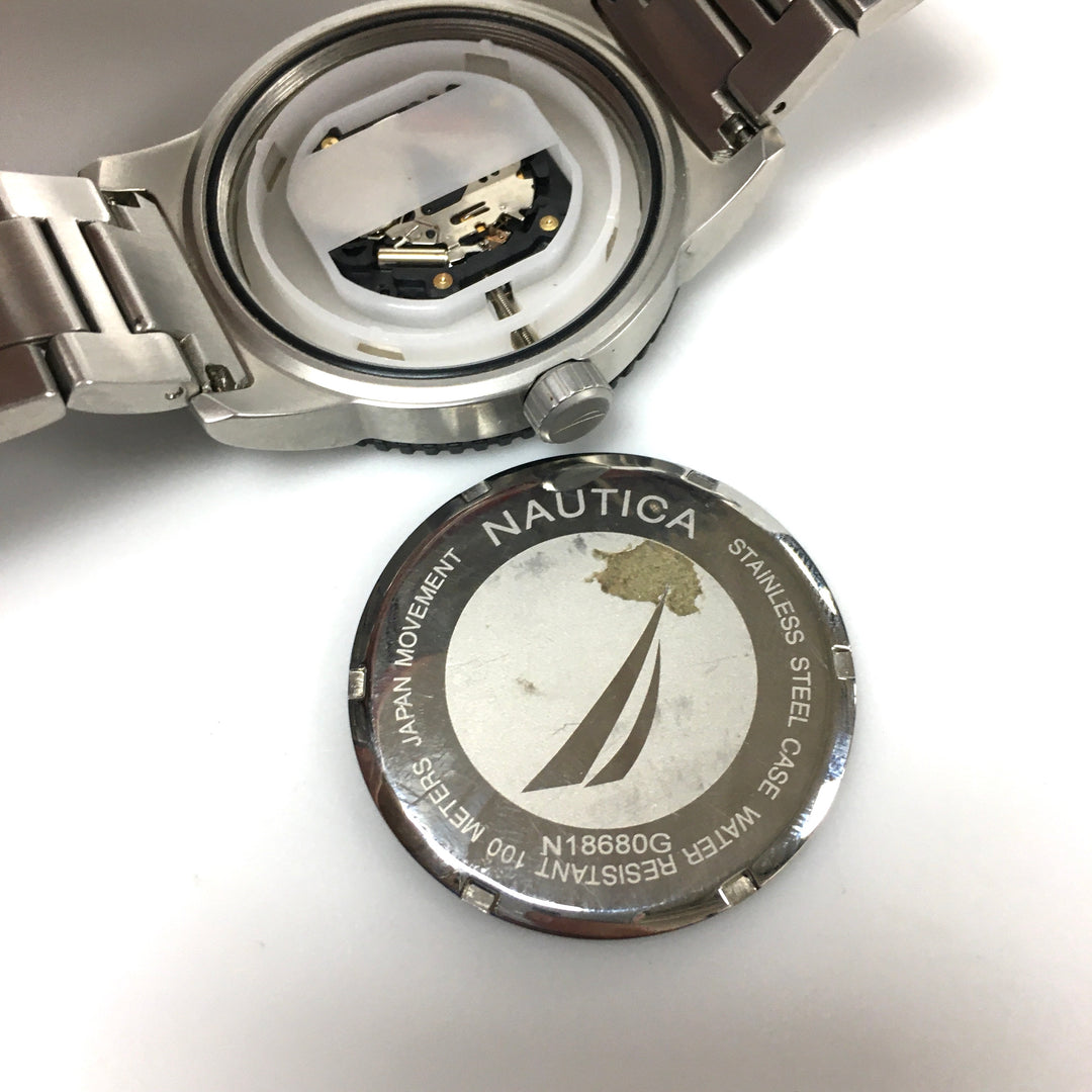 v272 Nautica Unisex n18680g NST 16 Multi Function Stainless Steel Wrist Watch