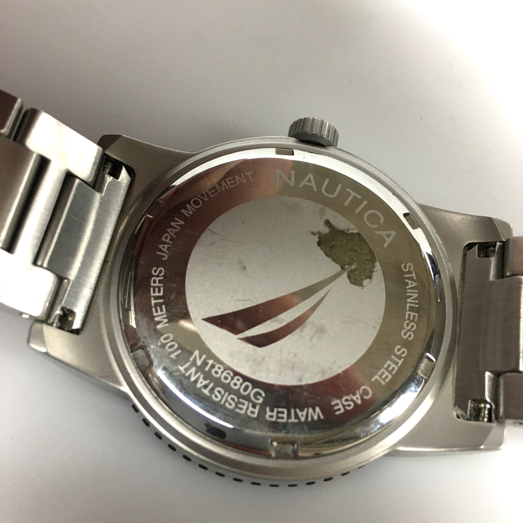 v272 Nautica Unisex n18680g NST 16 Multi Function Stainless Steel Wrist Watch