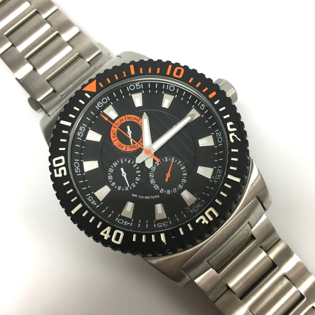 v272 Nautica Unisex n18680g NST 16 Multi Function Stainless Steel Wrist Watch