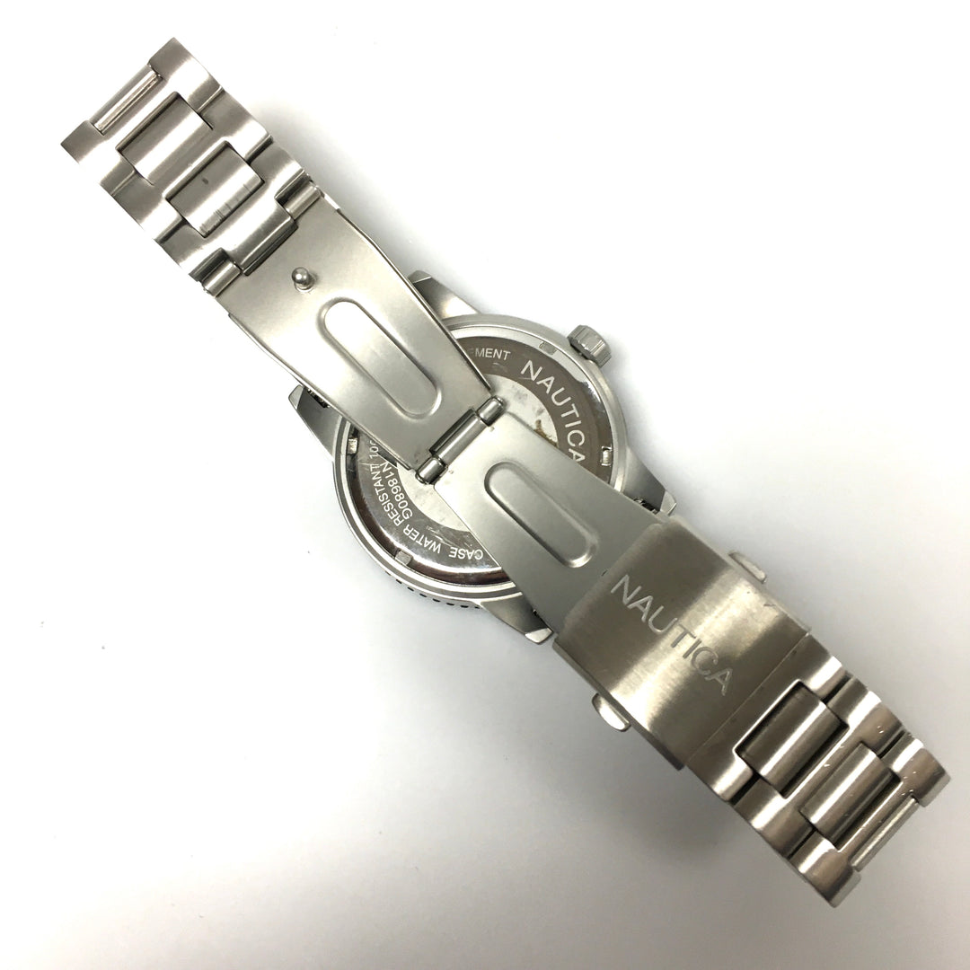 v272 Nautica Unisex n18680g NST 16 Multi Function Stainless Steel Wrist Watch