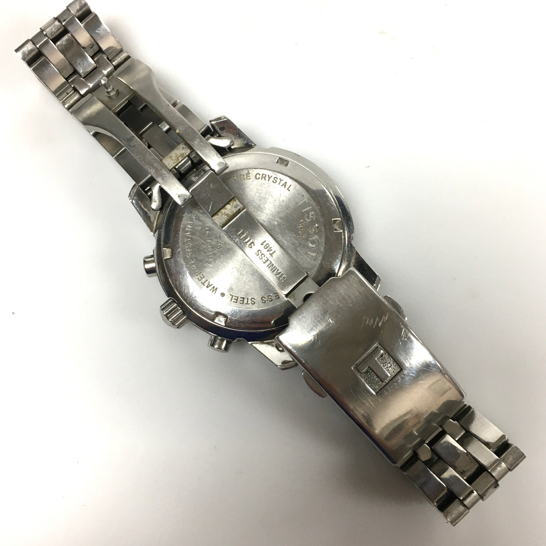 v273 Vintage TISSOT 1853 Tachymeter PRC 200 Stainless Steel Wrist Watch