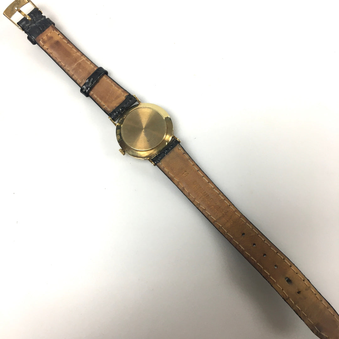 v279 Vintage VicencE Quartz Swiss Movement 14K Yellow Gold Milor Italy Wrist Watch