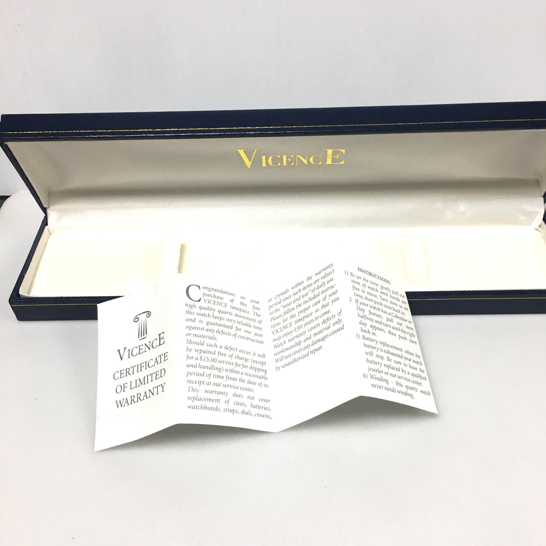 v279 Vintage VicencE Quartz Swiss Movement 14K Yellow Gold Milor Italy Wrist Watch
