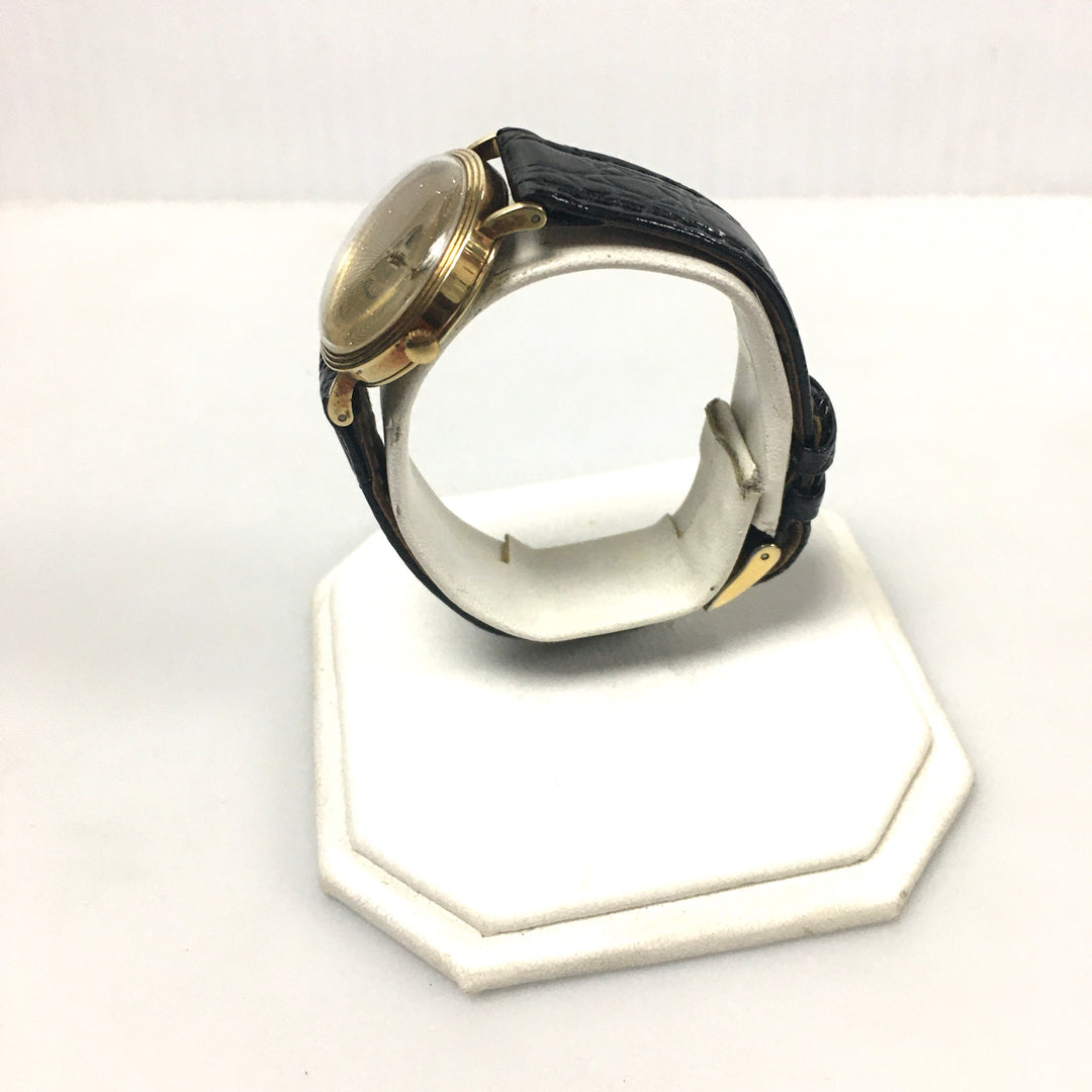 v279 Vintage VicencE Quartz Swiss Movement 14K Yellow Gold Milor Italy Wrist Watch