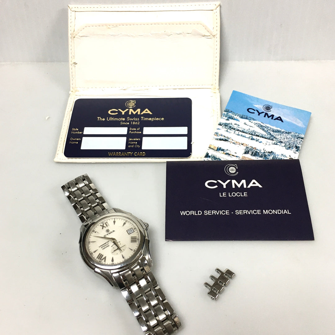 v280 Vintage CYMA Automatic Chronometer Officially Certified Swiss Made Wrist Watch
