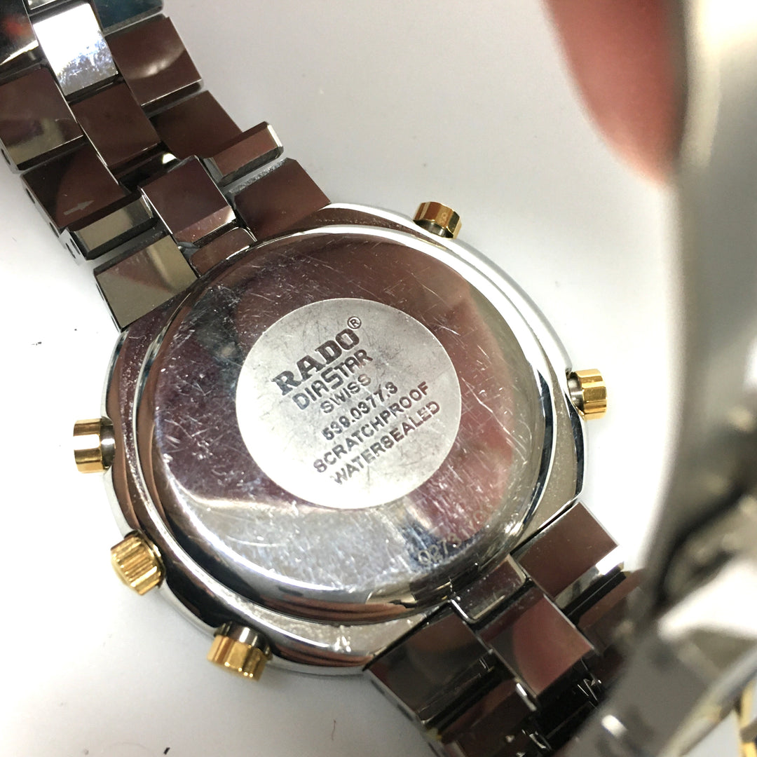 v281 Vintage RADO DiaStar 03351 Titanium Quartz Swiss 020 Wrist Watch Watersealed