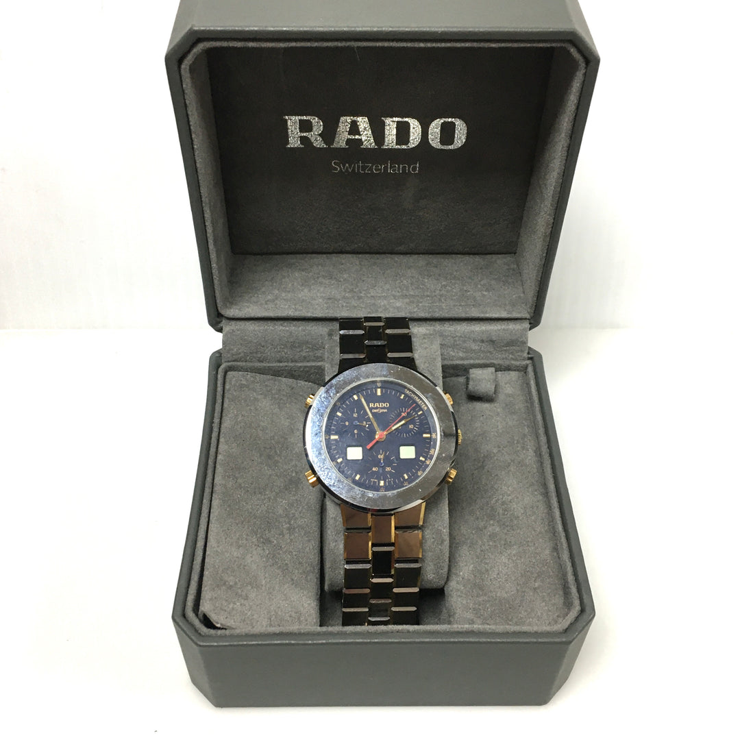 v281 Vintage RADO DiaStar 03351 Titanium Quartz Swiss 020 Wrist Watch Watersealed