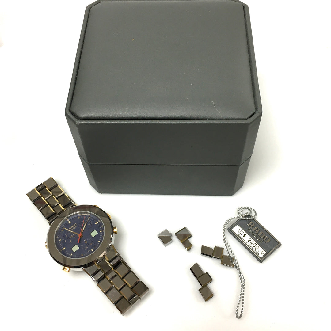 v281 Vintage RADO DiaStar 03351 Titanium Quartz Swiss 020 Wrist Watch Watersealed