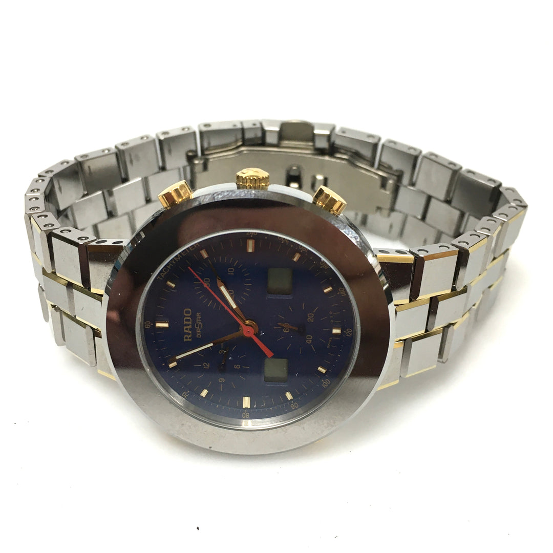 v281 Vintage RADO DiaStar 03351 Titanium Quartz Swiss 020 Wrist Watch Watersealed