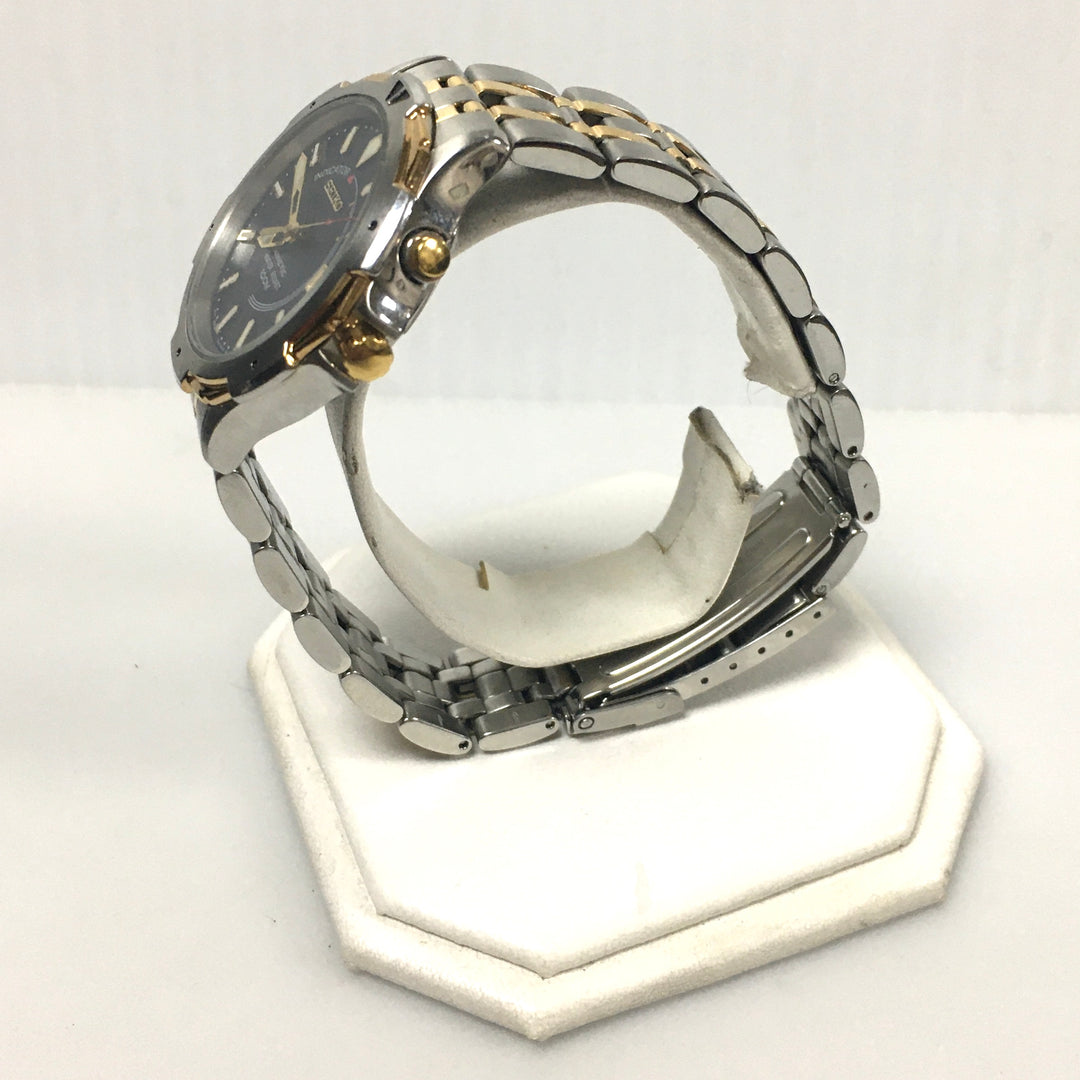 v284 Vintage Seiko Kinetic Stainless Water Resistant Japan Mov't Wrist Watch