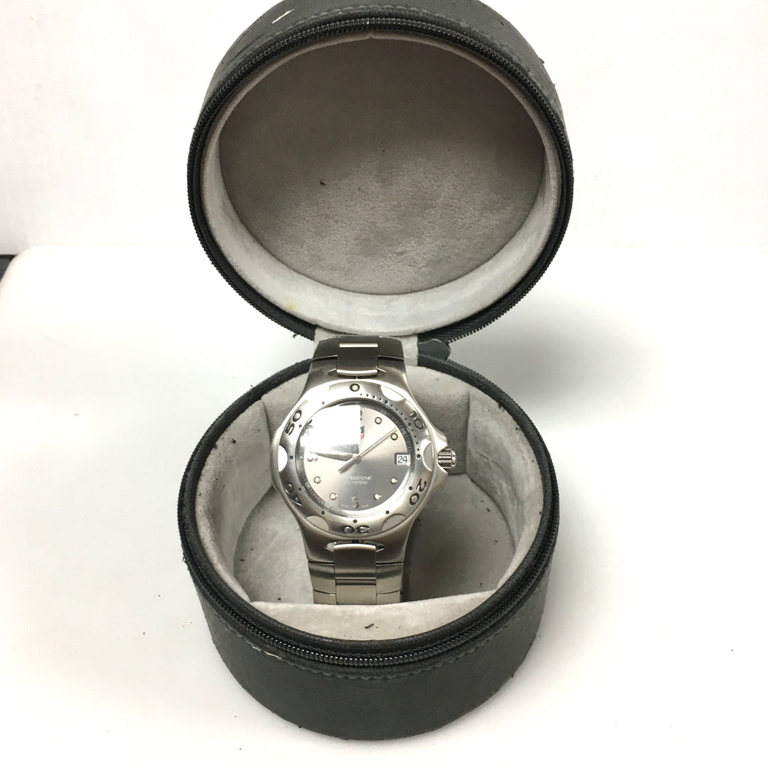 v294 Tag Heuer Professional 200m WL1111 Swiss 7 Jewels Quartz Men's Watch UE9011