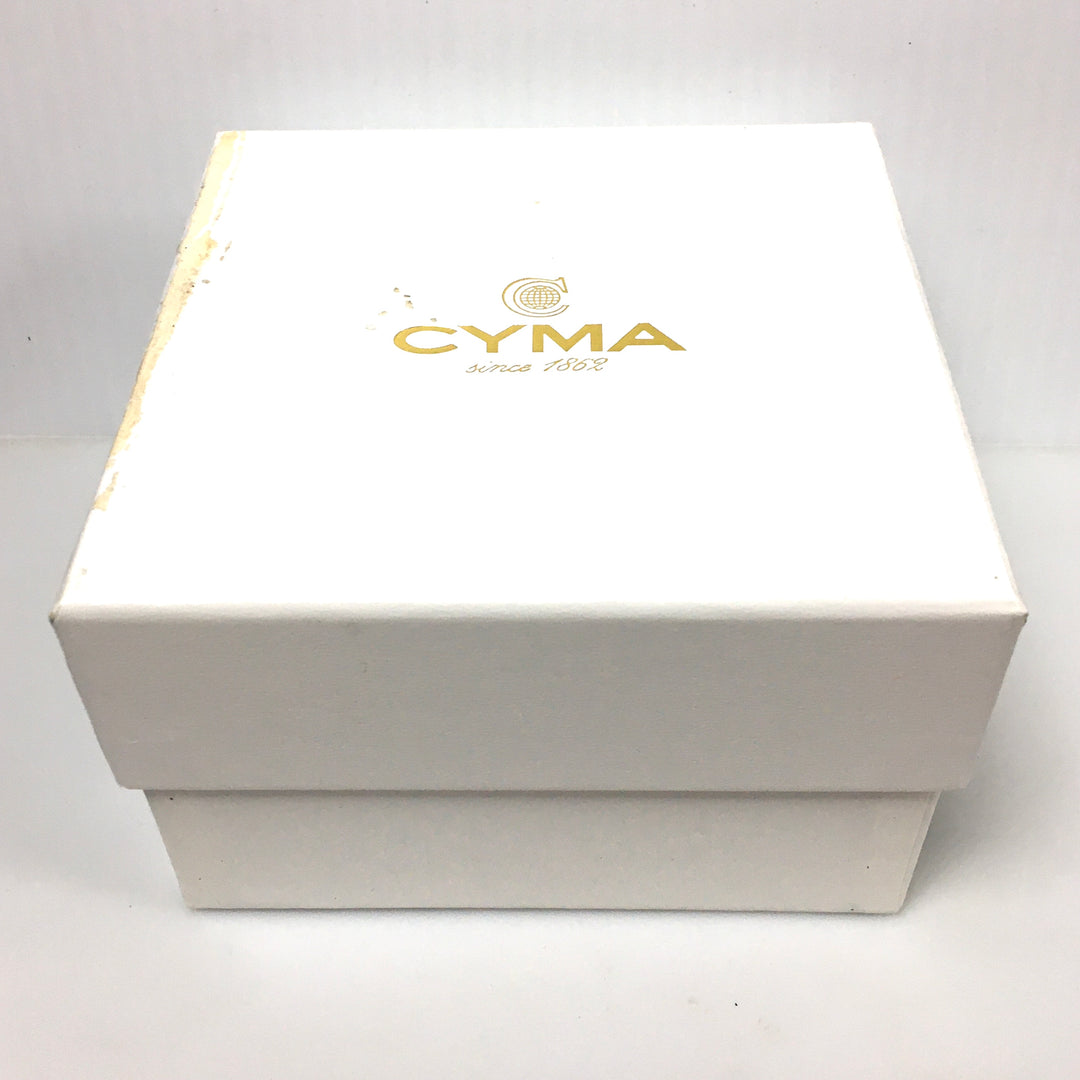 v304 Vintage CYMA Navistar Professional Quartz Swiss Made Silver Tone Wrist Watch