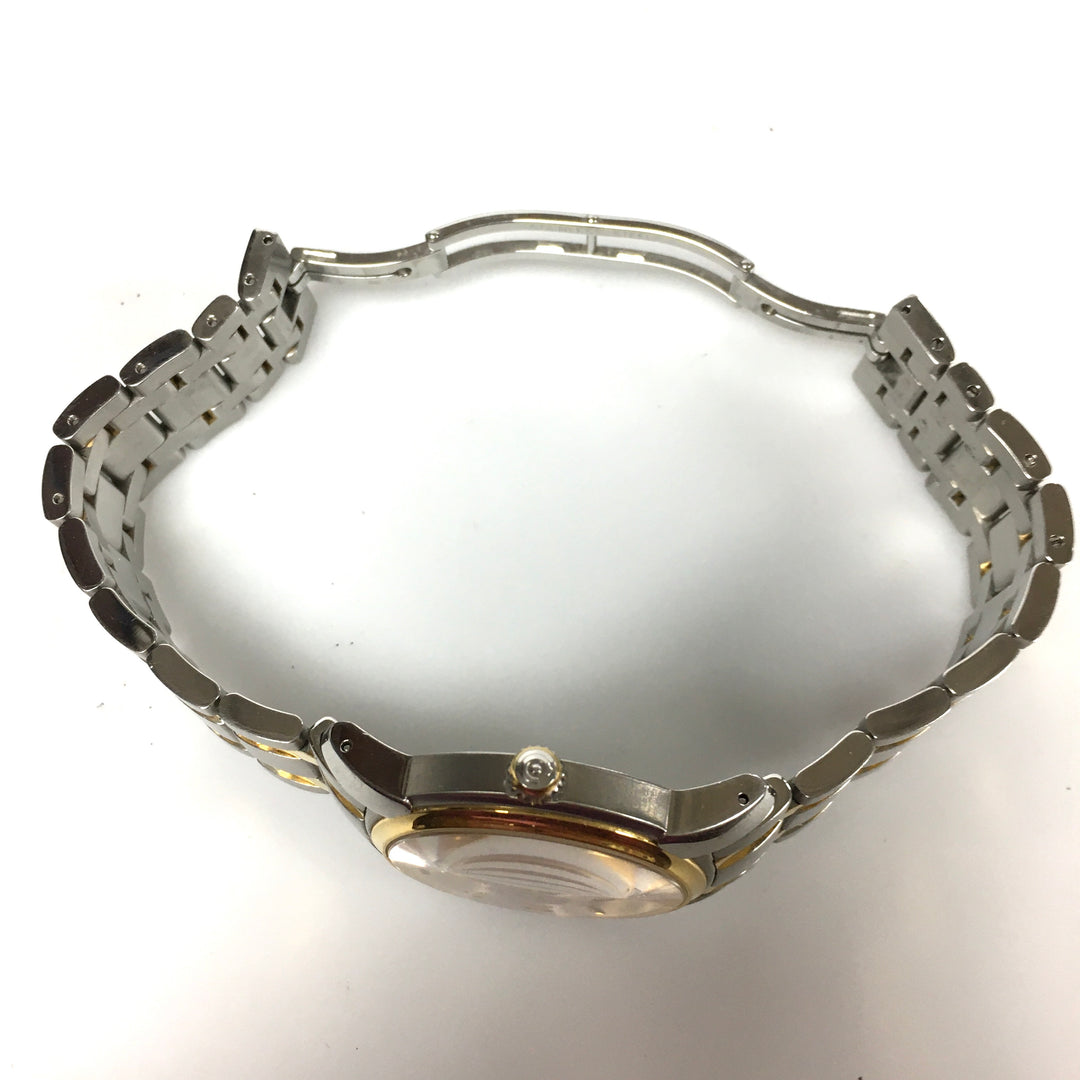 v305 Vintage CYMA 50M WR Quartz Swiss Made Two-Tone Stainless Steel Wrist Watch