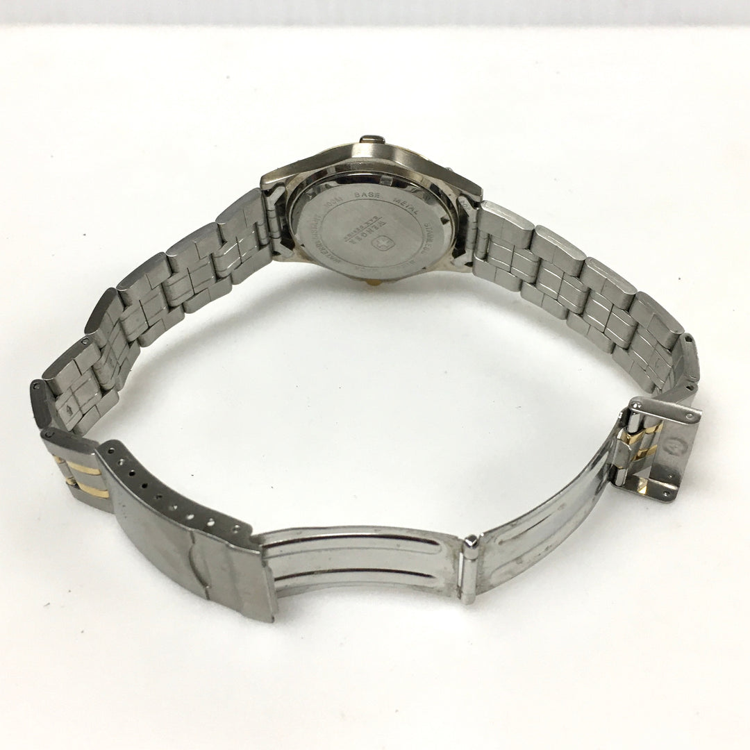 v312 Vintage Wenger S.A.K. 100m WR Quartz Swiss Made Stainless Steel Wrist Watch