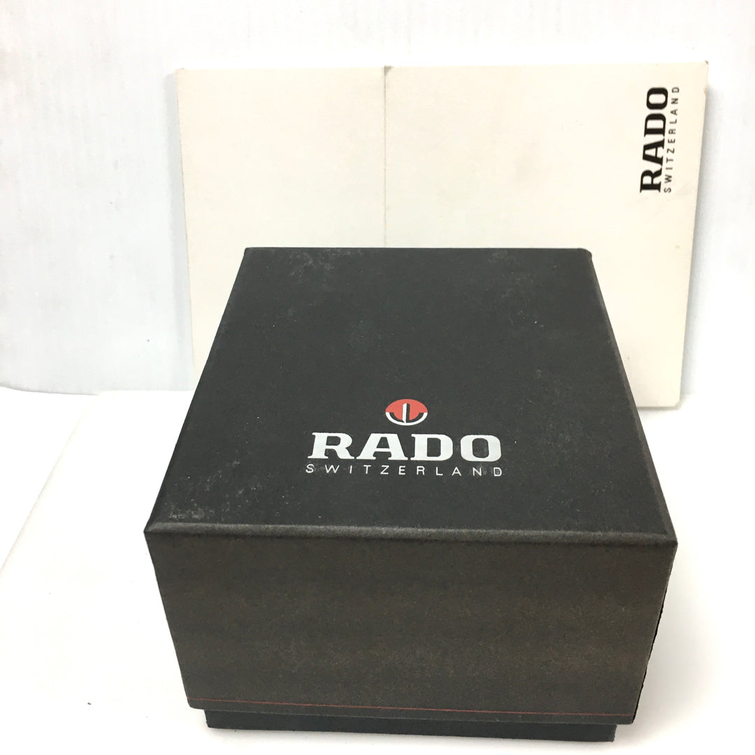 v320 Vintage Rado Diastar Black Ceramic Scratchproof 152.0336.3 Wrist Watch 30mm