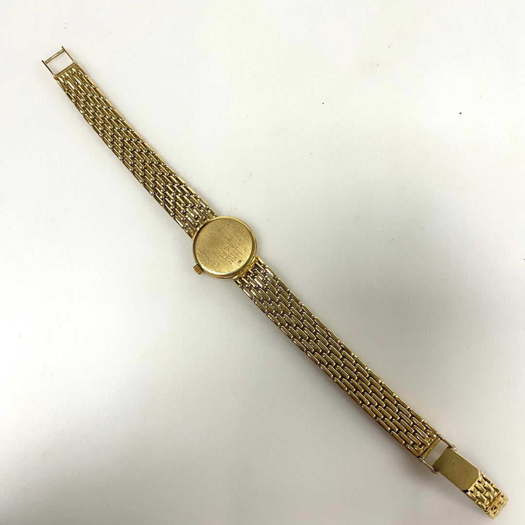 v353 Vintage Baume & Mercier 14K Yellow Gold Swiss Quartz 7665 Ladie's Wrist Watch