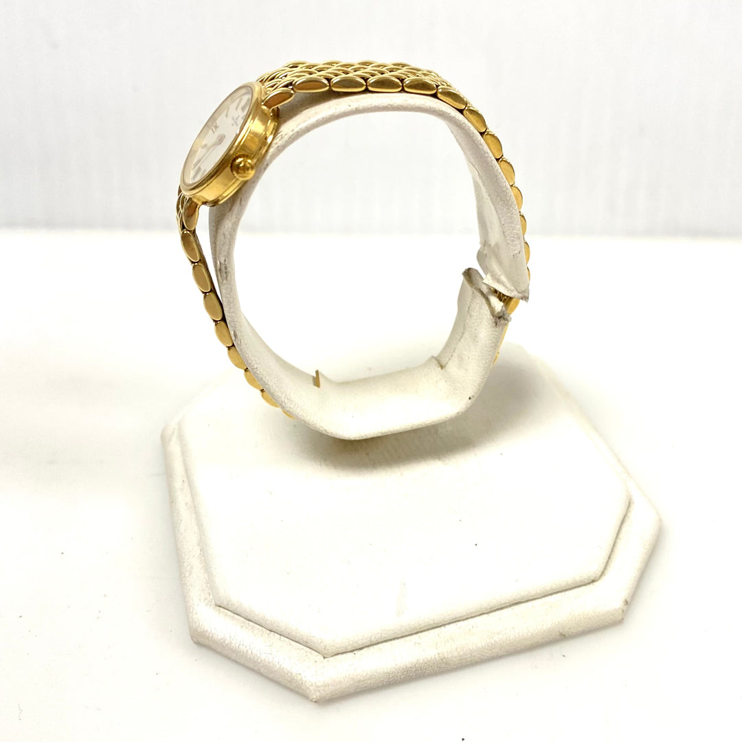 v353 Vintage Baume & Mercier 14K Yellow Gold Swiss Quartz 7665 Ladie's Wrist Watch