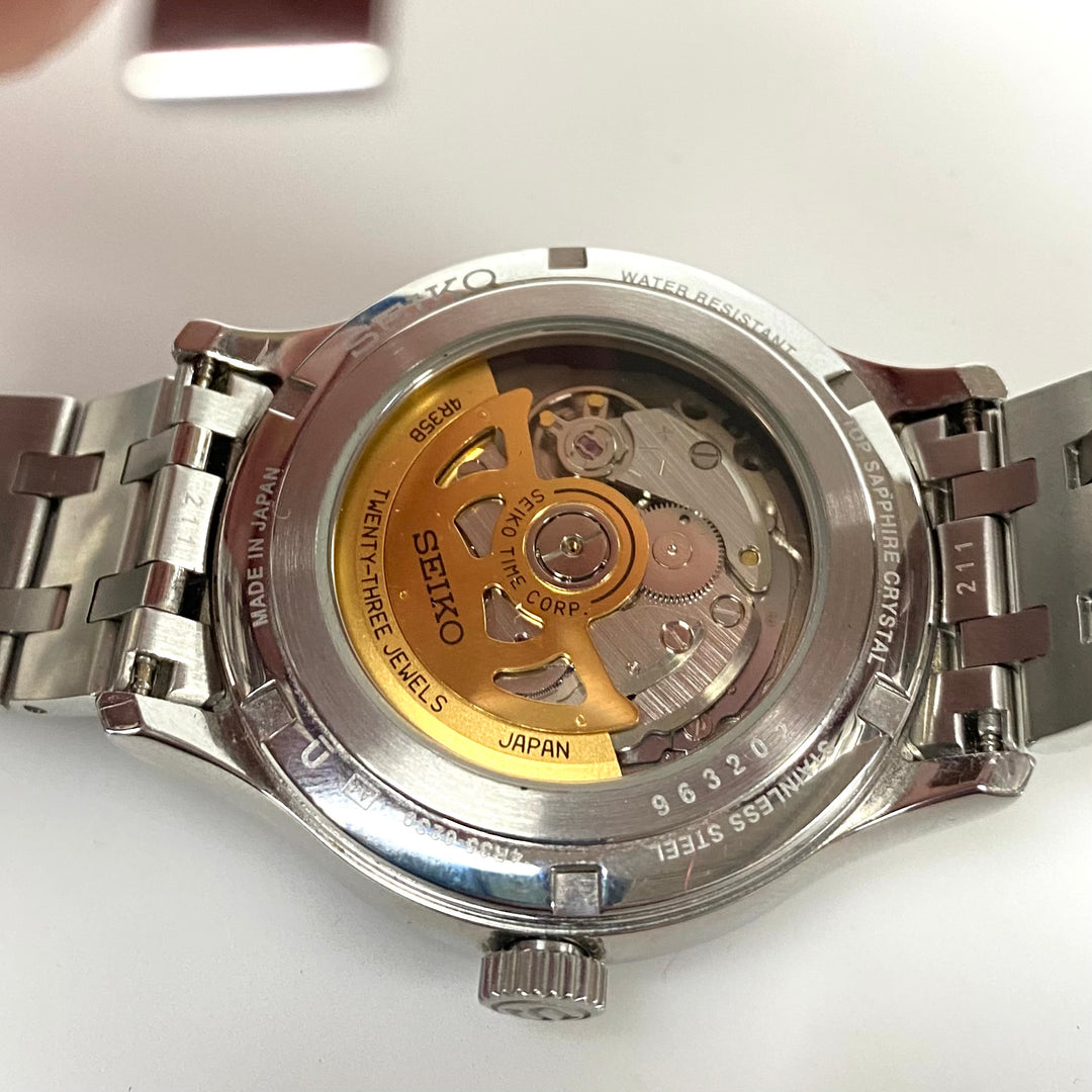 v354 Vintage Seiko Presage Japan Automatic Stainless Water Resistant Wrist Watch