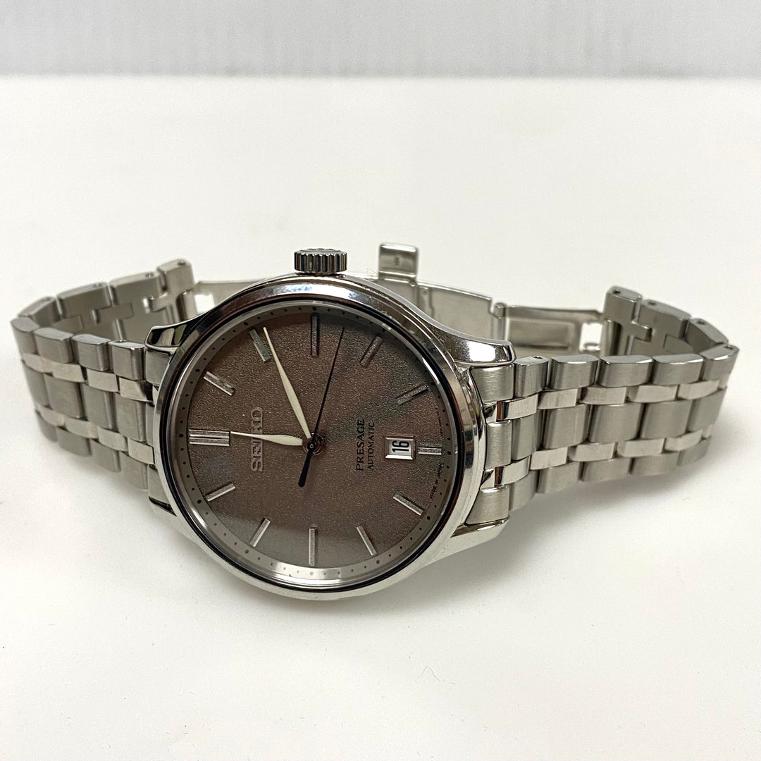 v354 Vintage Seiko Presage Japan Automatic Stainless Water Resistant Wrist Watch
