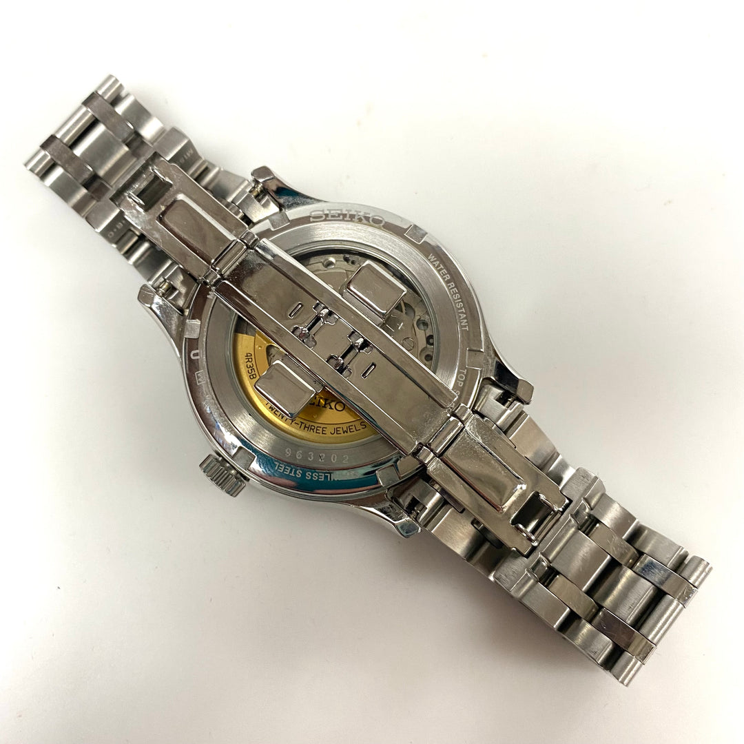 v354 Vintage Seiko Presage Japan Automatic Stainless Water Resistant Wrist Watch