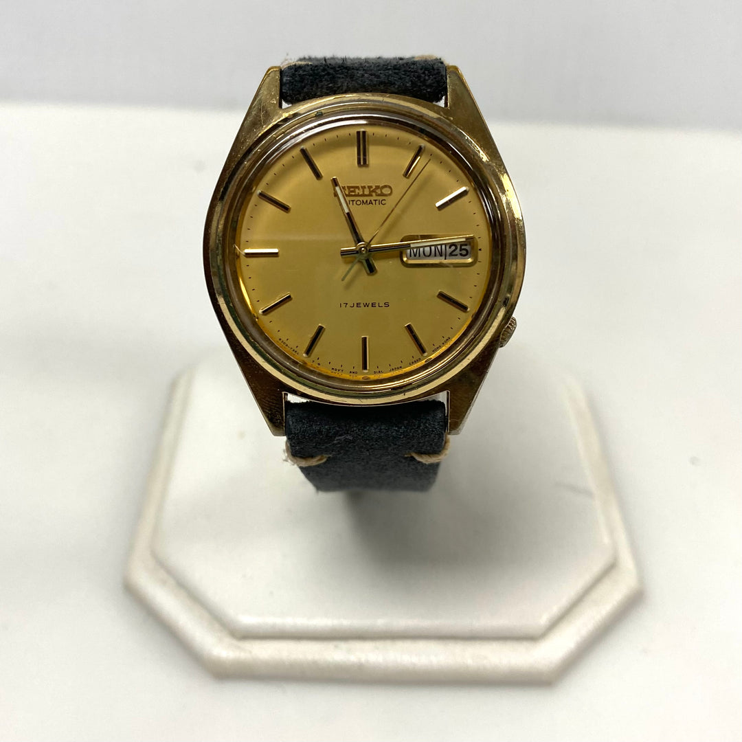 v357 Vintage Seiko Japan Automatic Stainless Steel Back Water Resist Wrist Watch