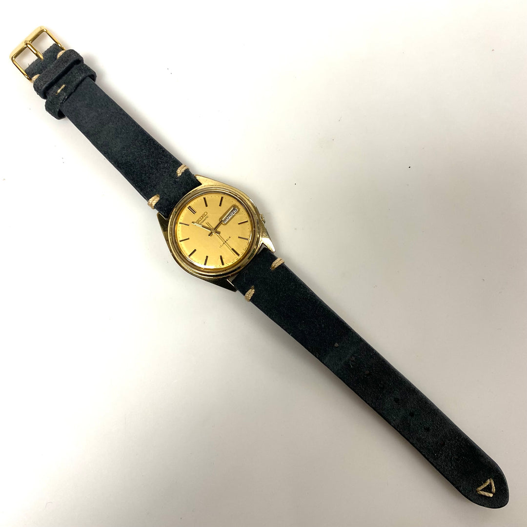 v357 Vintage Seiko Japan Automatic Stainless Steel Back Water Resist Wrist Watch