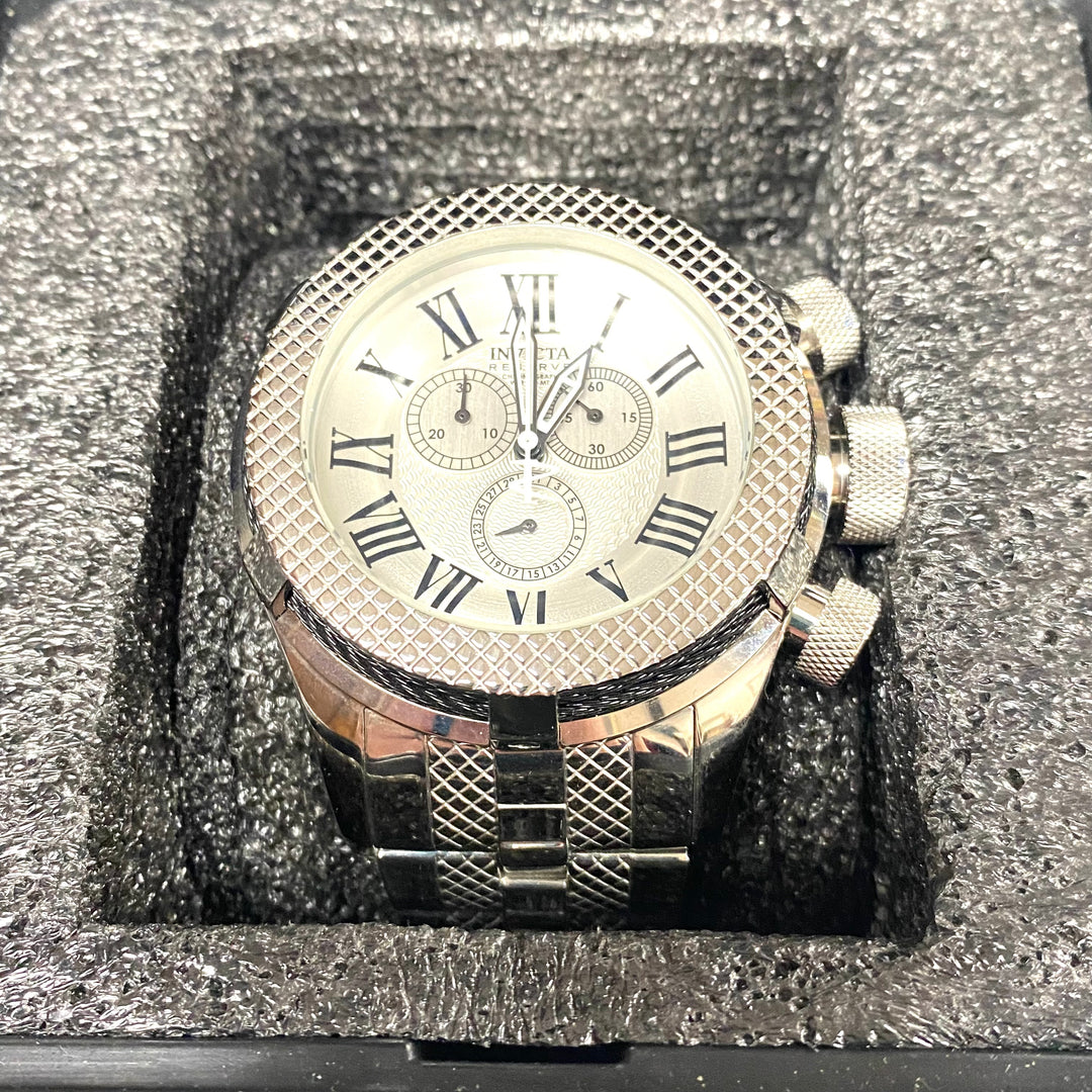v401 Men's Bolt Sport Gen III Chronograph Antique Silver Dial Stainless Steel 17160
