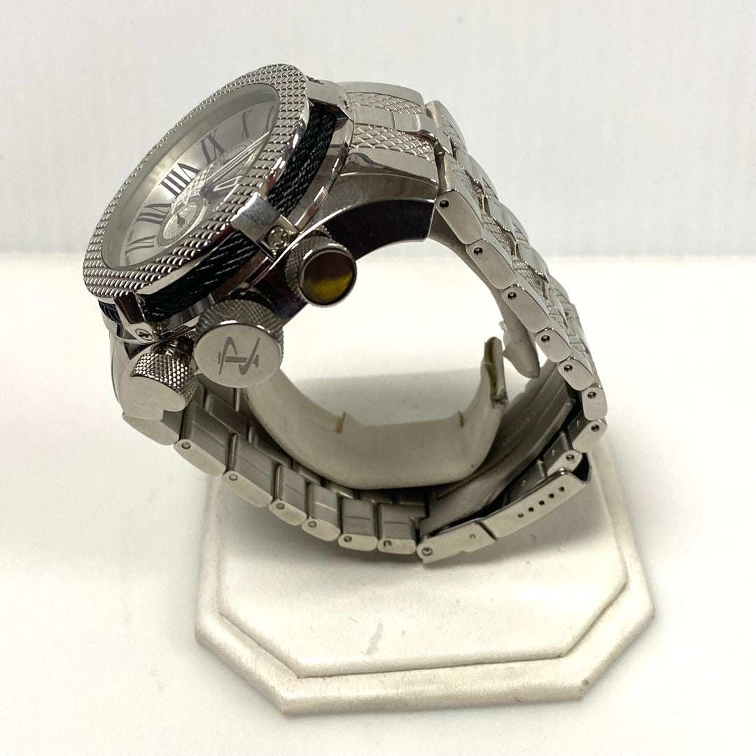 v401 Men's Bolt Sport Gen III Chronograph Antique Silver Dial Stainless Steel 17160