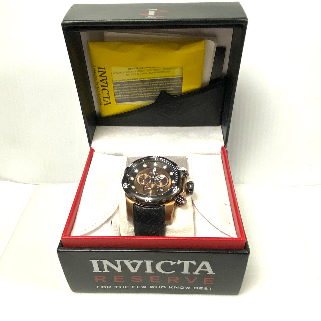 v402 Invicta Venom Model 15987 Men's Wrist Watch Quartz Stainless Steel WR Swiss