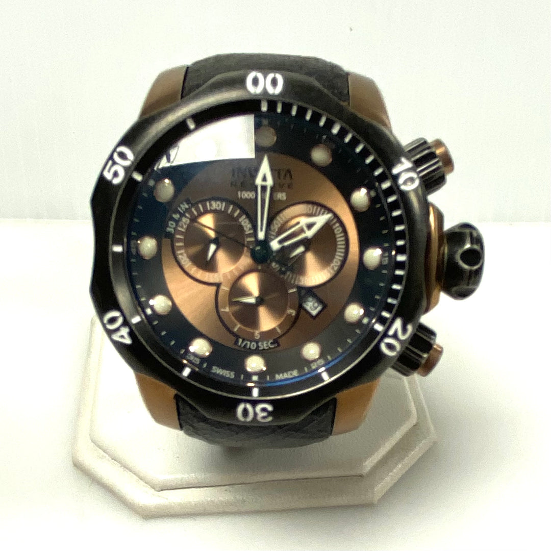 v402 Invicta Venom Model 15987 Men's Wrist Watch Quartz Stainless Steel WR Swiss
