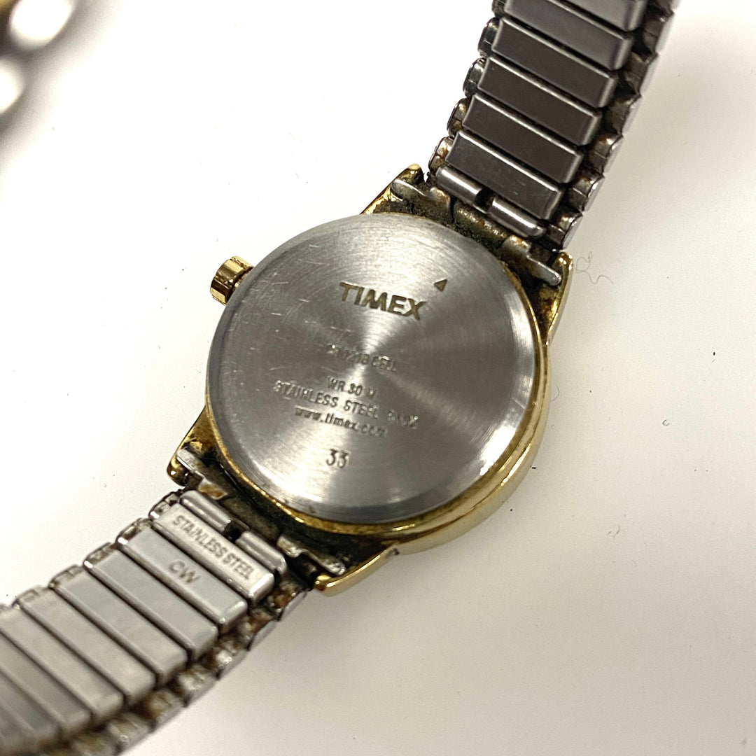 v404 Vintage Timex Indiglo Stainless Steel Water Resistant 30m Wrist Watch