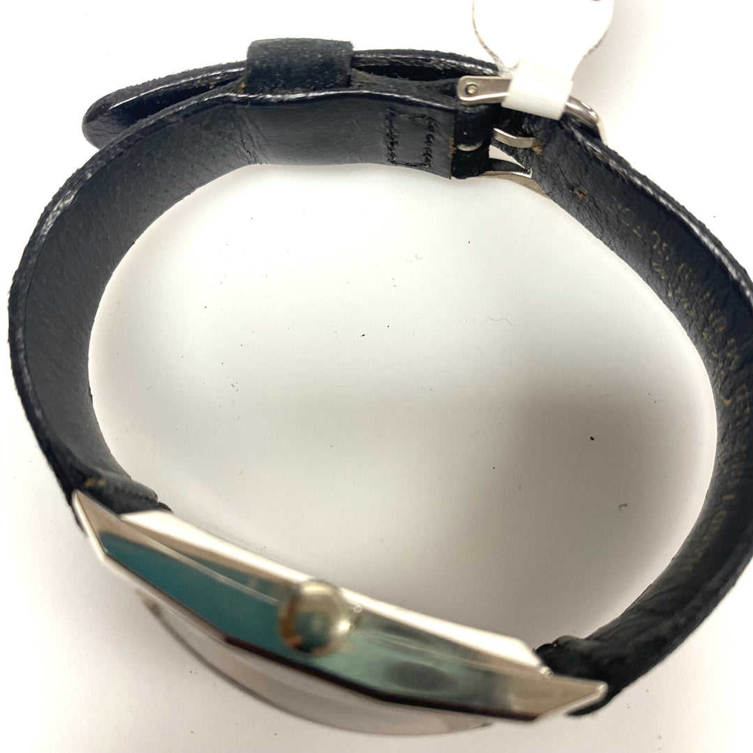 v410 Vintage Hamilton Platinum 19 Jewels 982 Mechanical Black Suede Band
