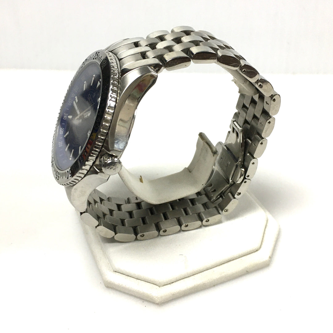 v455 CROTON Men's Japanese Automatic Stainless Steel Watch, Color:Silver-Toned Model: CA301294BUBL