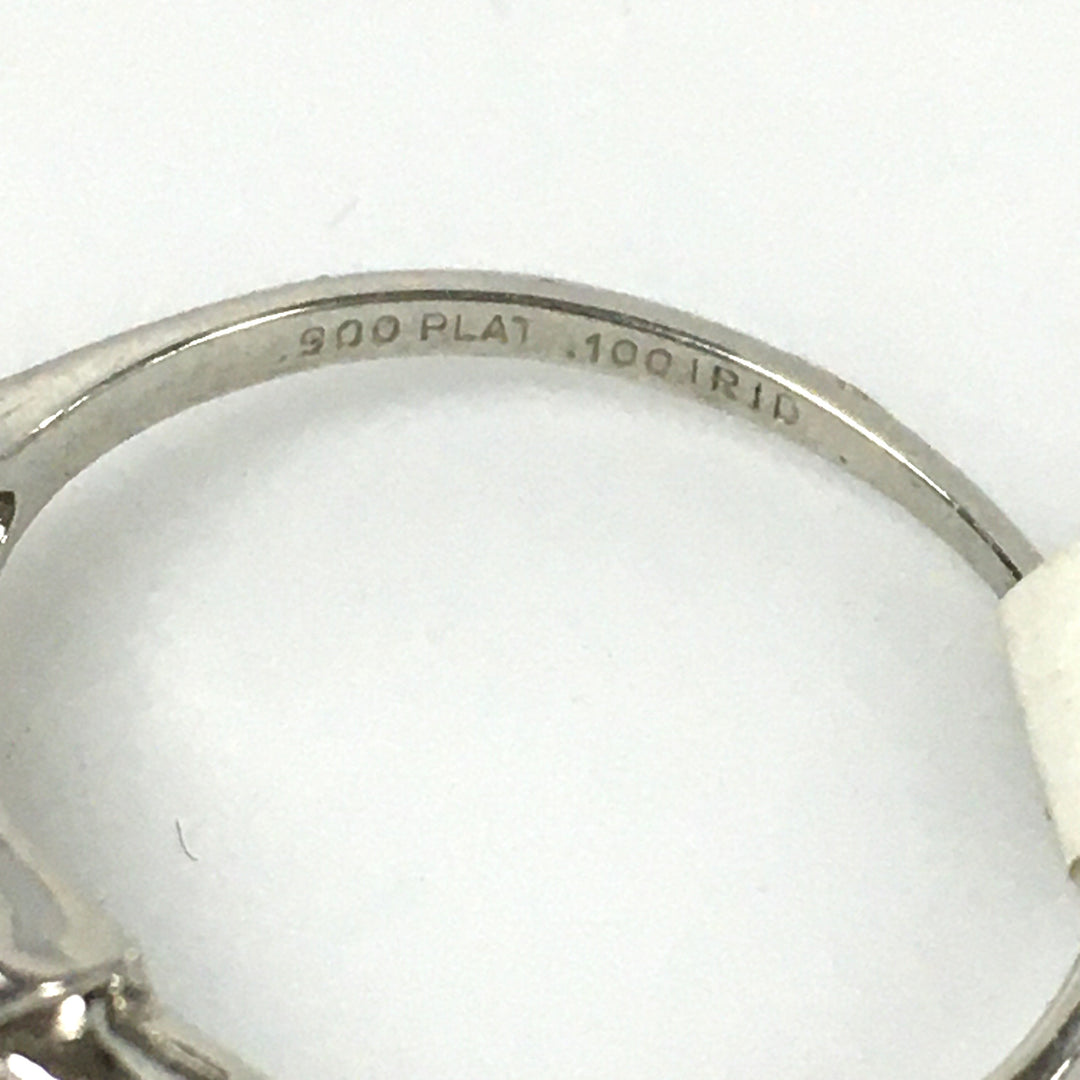 v465 Vintage Platinum Diamond tw 1 cts Engagement Wedding Ring Size 8