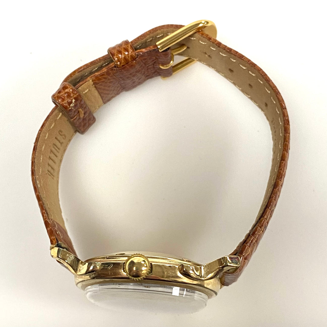 v482 Vintage 1950s Elgin Automatic Shockmaster 10k Gold Filled Men's Wrist Watch