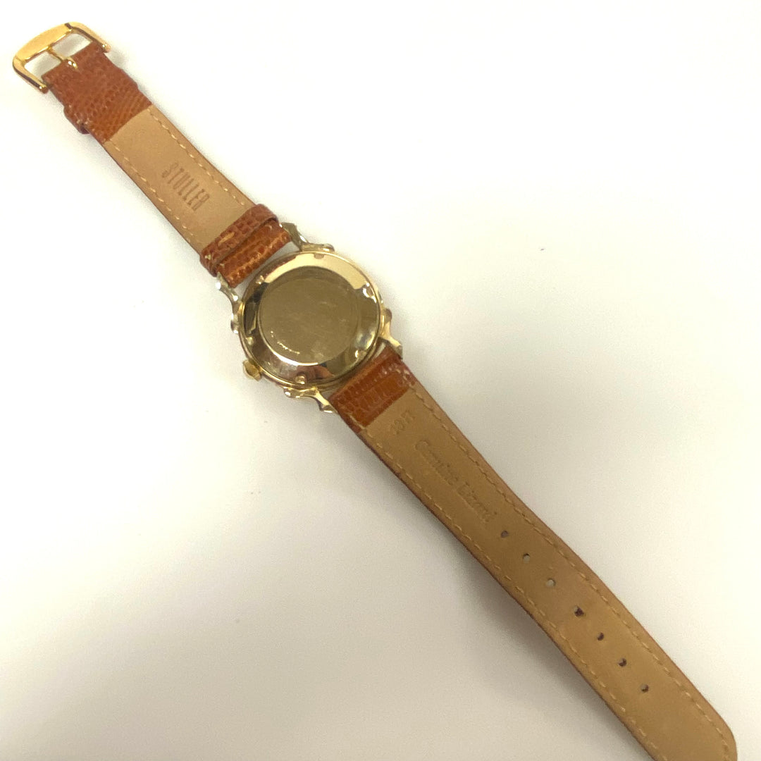 v482 Vintage 1950s Elgin Automatic Shockmaster 10k Gold Filled Men's Wrist Watch