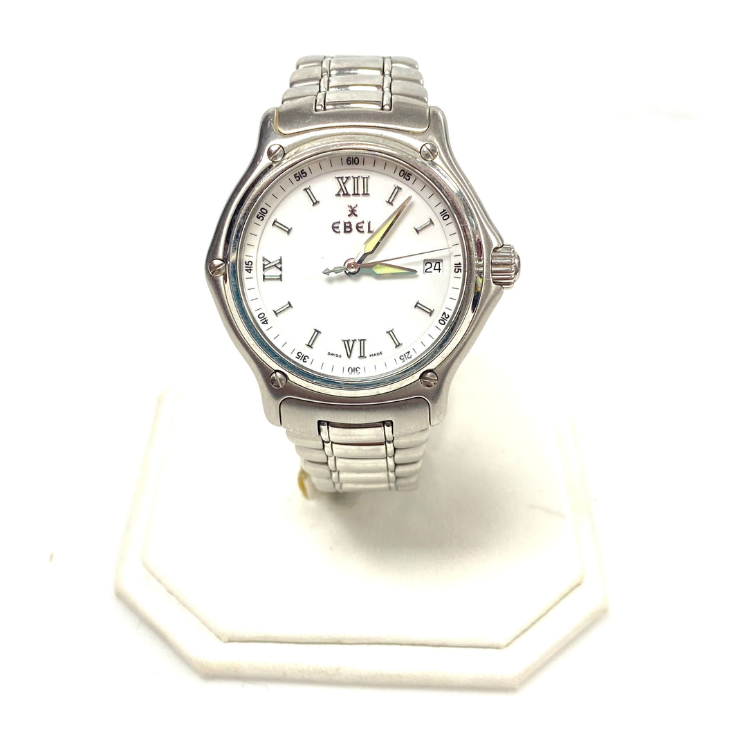 v487 Vintage EBEL 9187241 Swiss Made Stainless Steel Quartz Men's Wrist Watch
